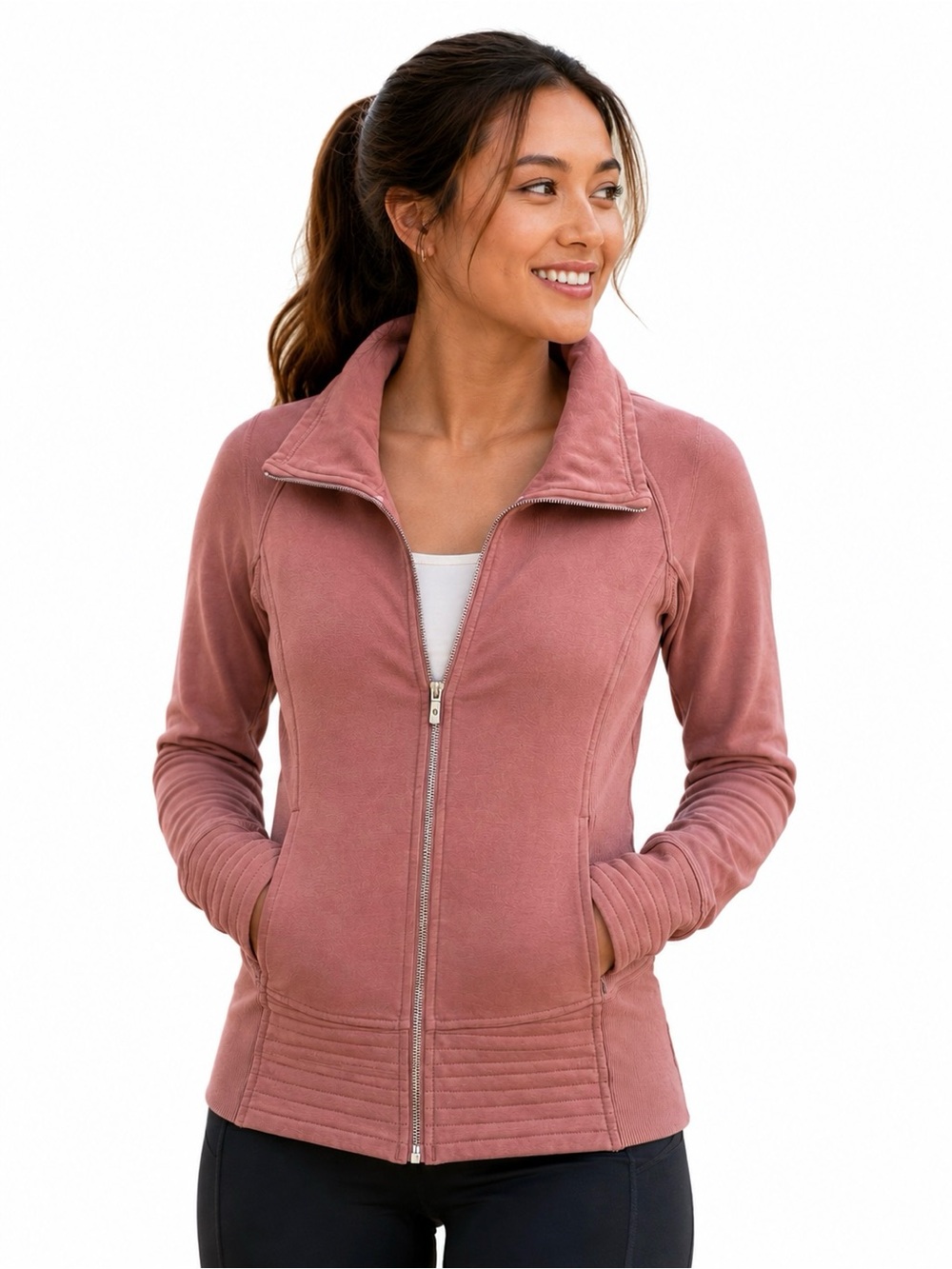Lululemon Radiant Jacket II – Spanish Rose – Size 4